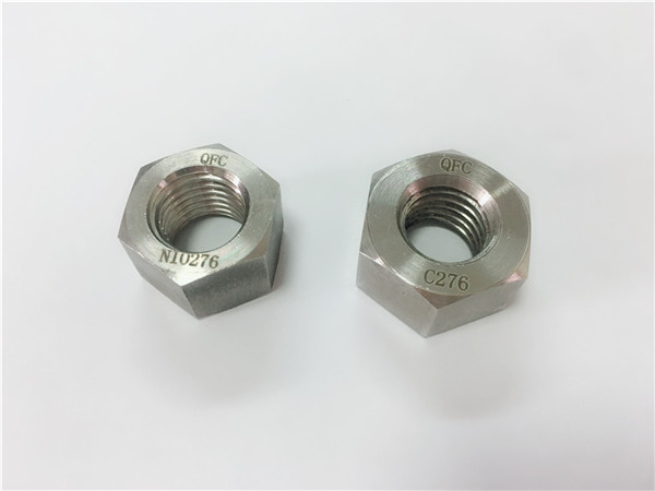 արտադրողի հատուկ համաձուլվածքների ամրացումներ hastelloy c276 ընկույզ