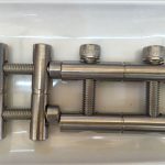 ansi 316ti / en 1.4571, 317l / en 1.4438 չժանգոտվող պողպատից մասերի միացնող գավազանների շարքը